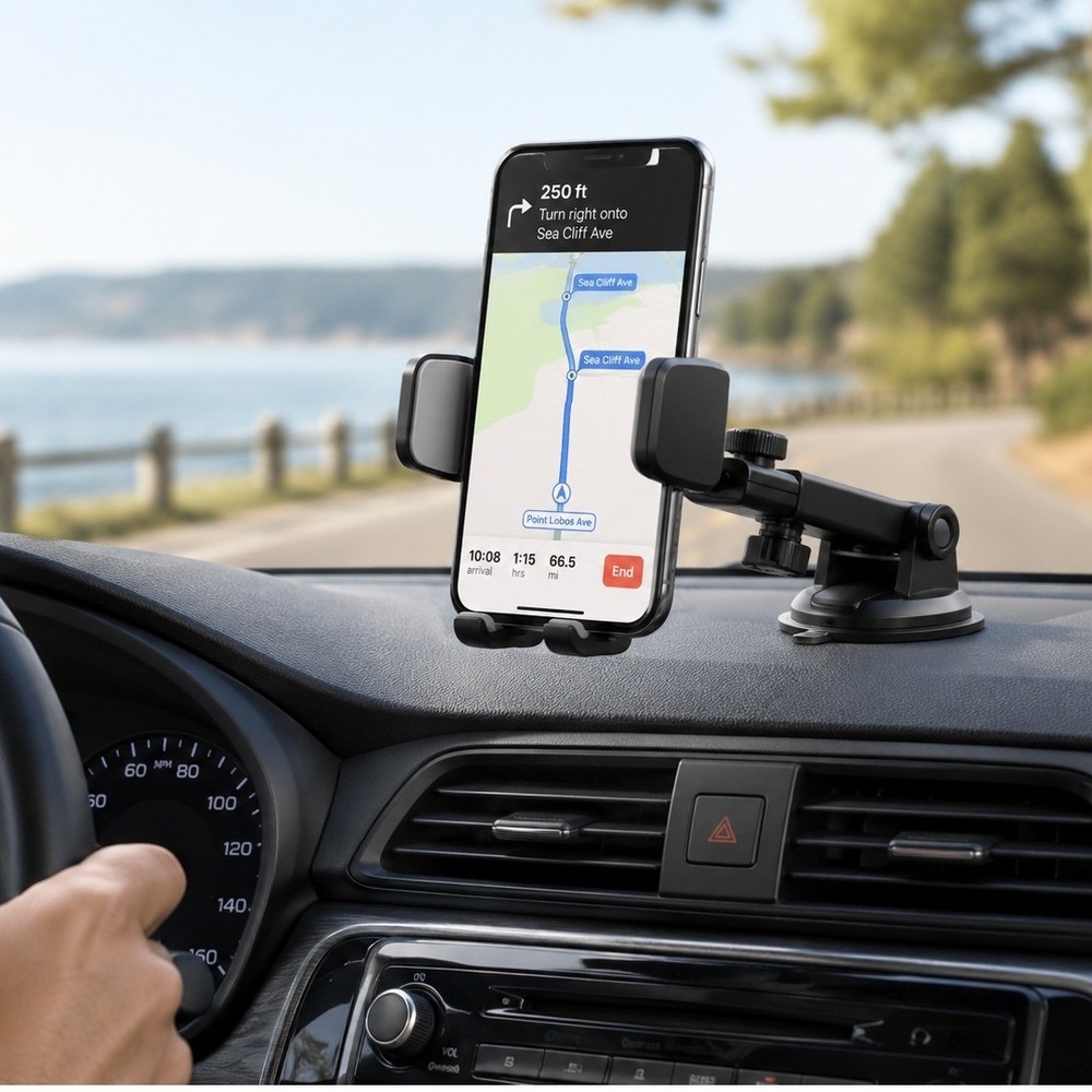 Tech Theory Extendable Dashboard Phone Mount 360° Universal Car Holder NIB